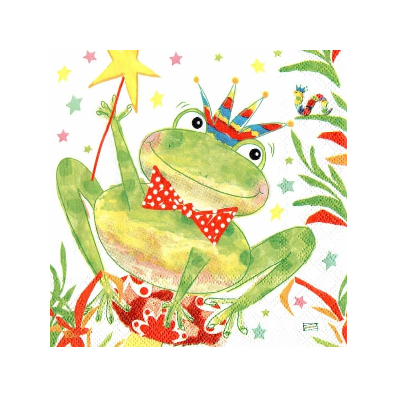 1serviette papier Grenouille-9