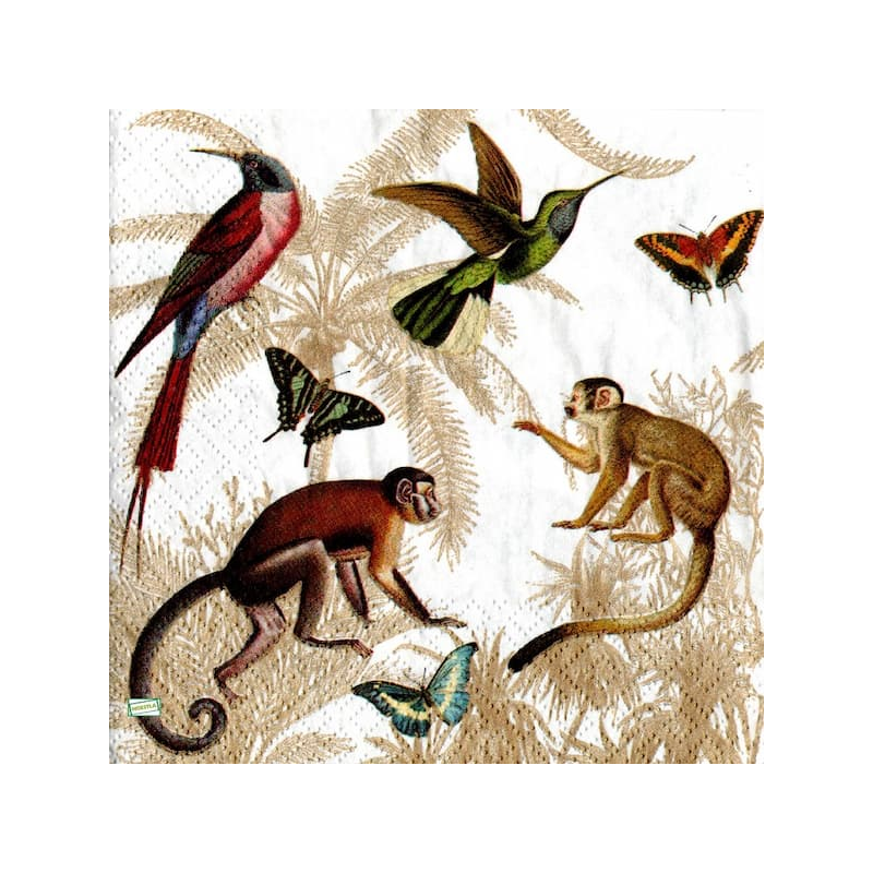 1 serviette Autres Animaux -10