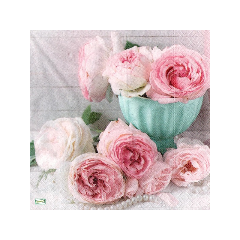 serviette papier Les Roses-123