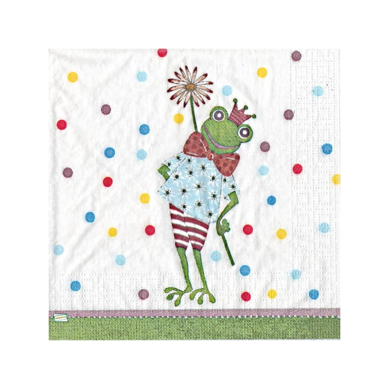 serviette papier Grenouille-24