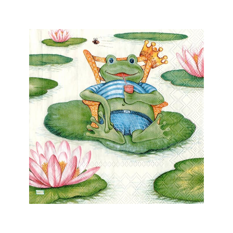 serviette papier Grenouille-25