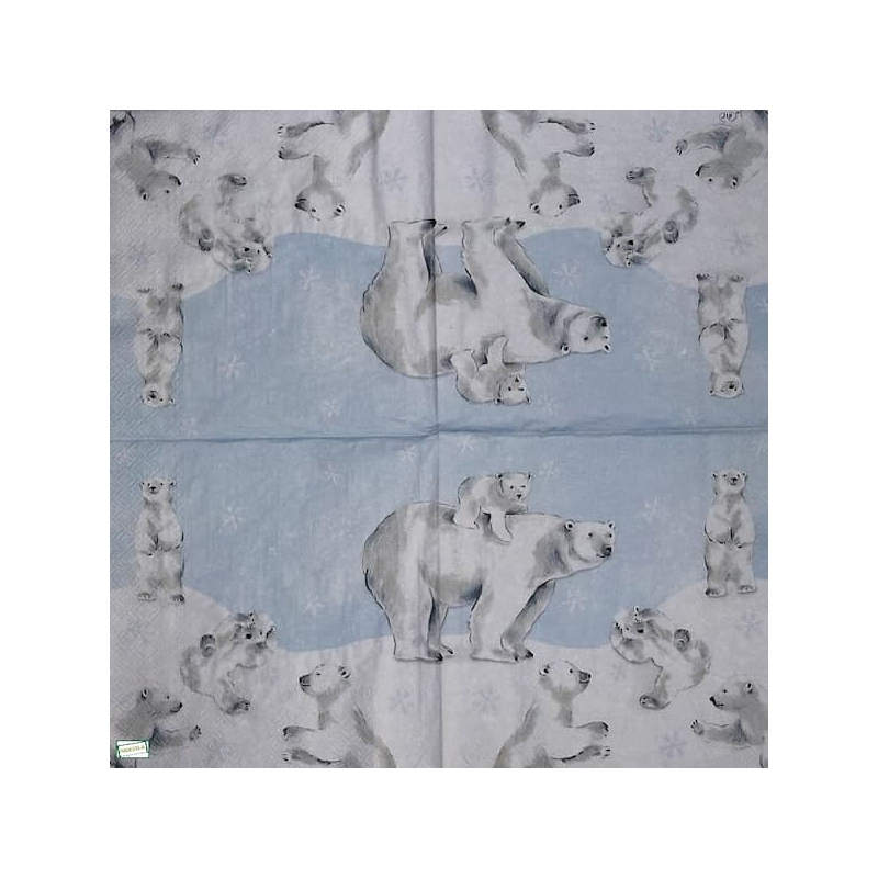 1serviette papier Les Ours-29