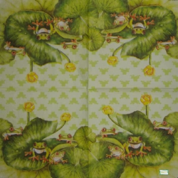 serviette papier Grenouille-31