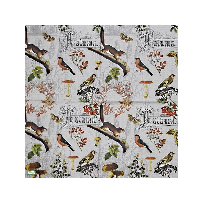 1 serviette Autres Animaux -37