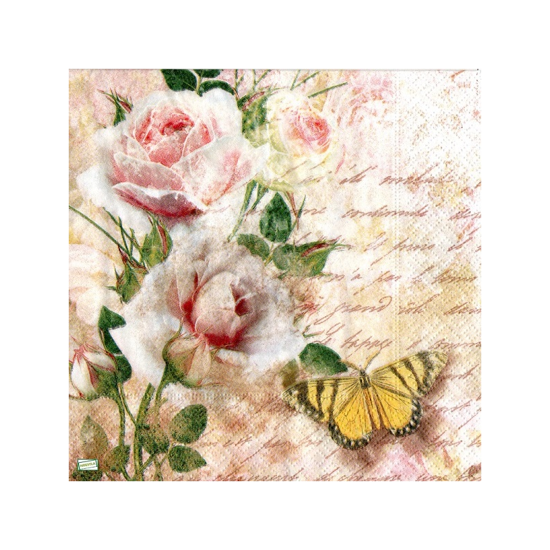 serviette papier Les Roses-128