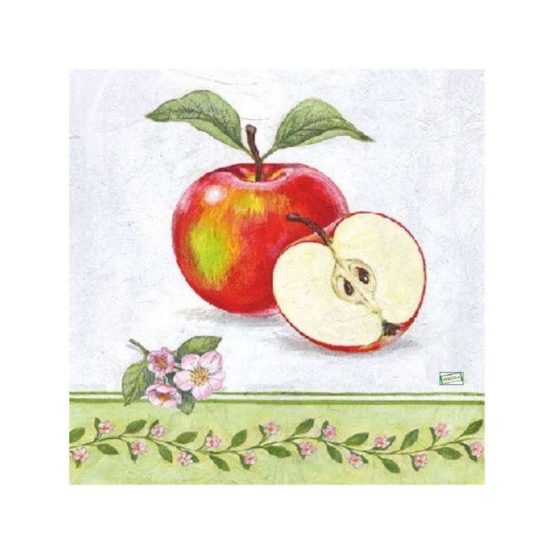 1 serviette Les Pommes -1