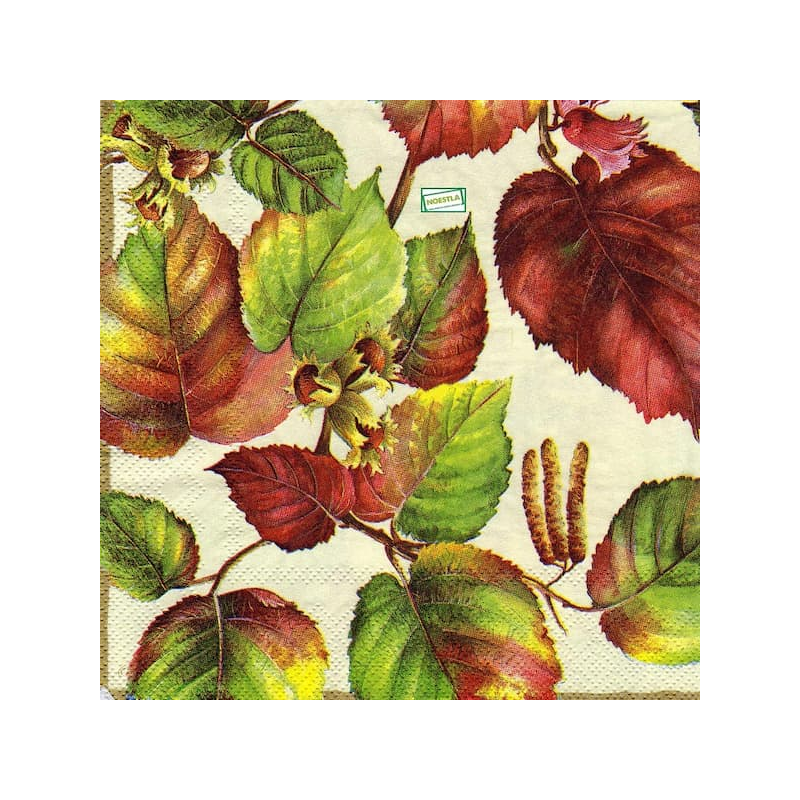 1serviette papier Feuillage-7