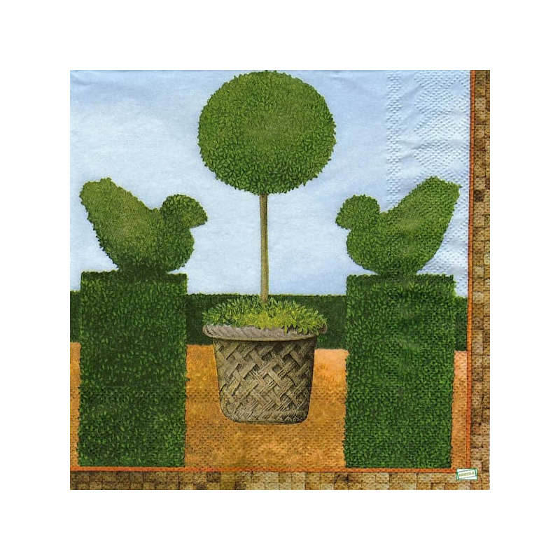 3serviettes papier Feuillage-17