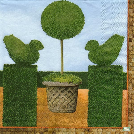 3serviettes papier Feuillage-17