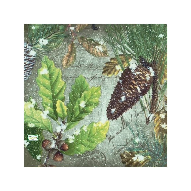 1serviette papier Feuillage-18