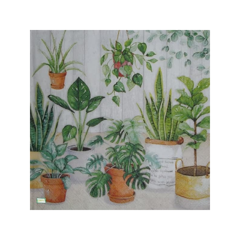 1serviette papier Feuillage-20