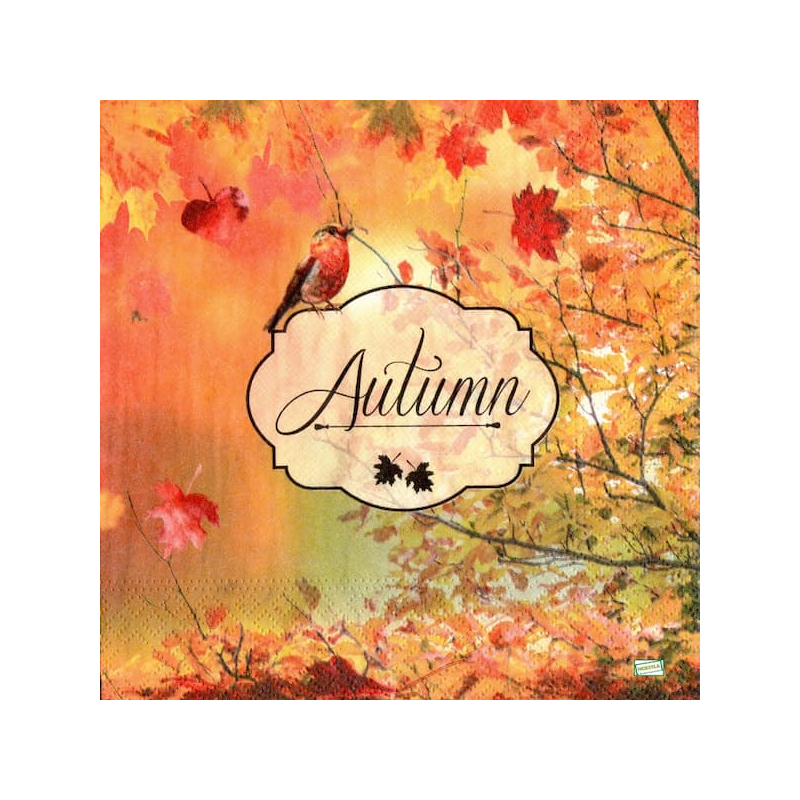 1serviette papier Feuillage-25