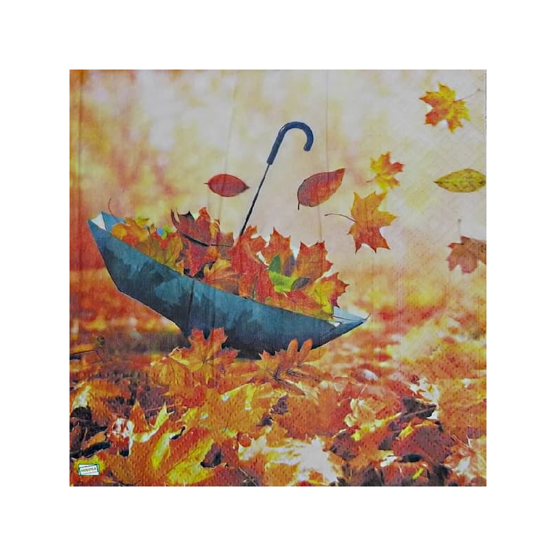 1serviette papier Feuillage-32