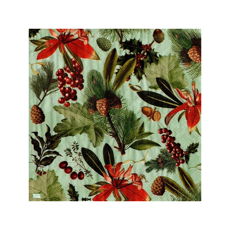 1serviette papier Feuillage-34