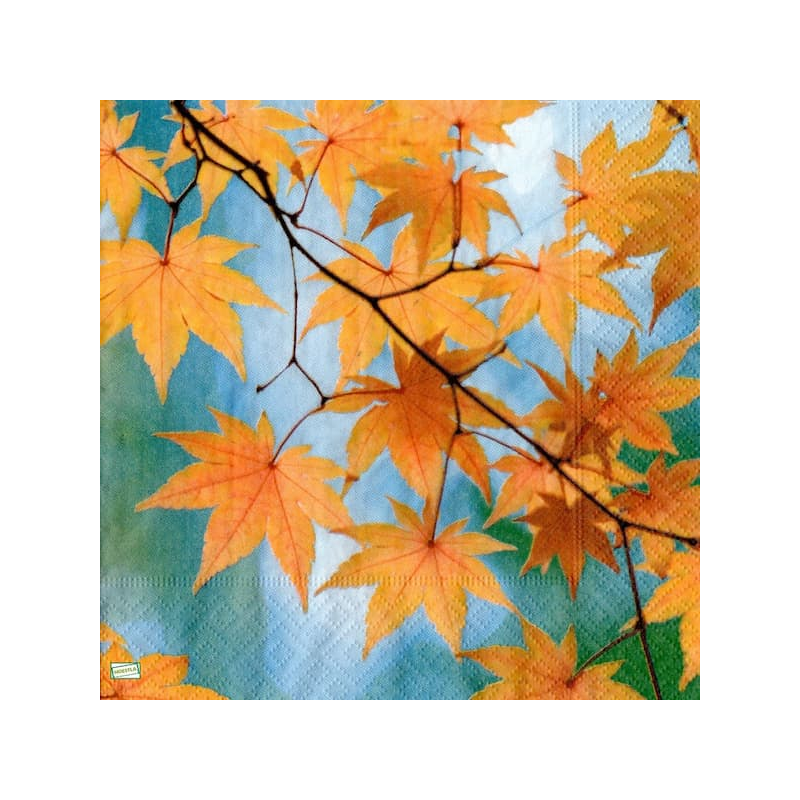 1serviette papier Feuillage-35
