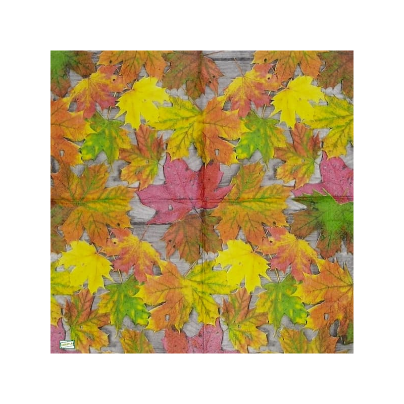 1serviette papier Feuillage-44