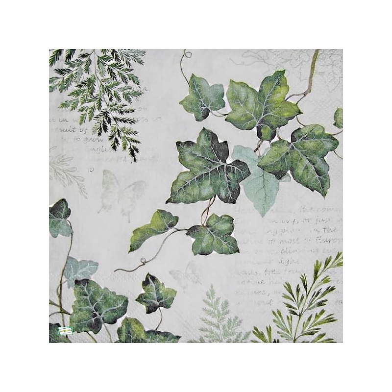 1serviette papier Feuillage-48