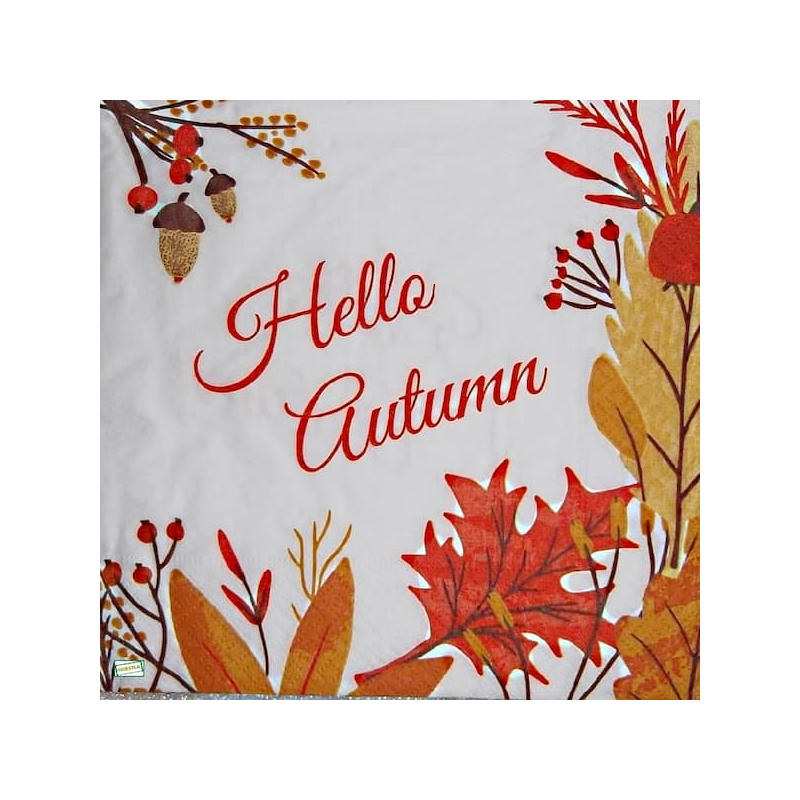 1serviette papier Feuillage-53