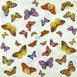 1serviette papier Papillons-10
