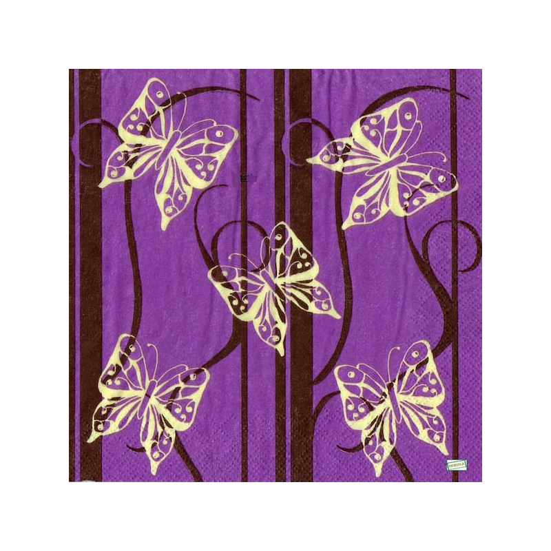 1serviette papier Papillons-16