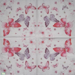 1serviette papier Papillons-21