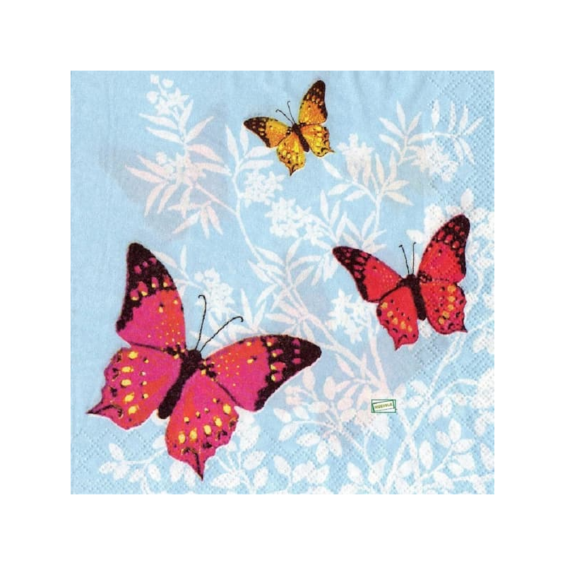 1serviette papier Papillons-25