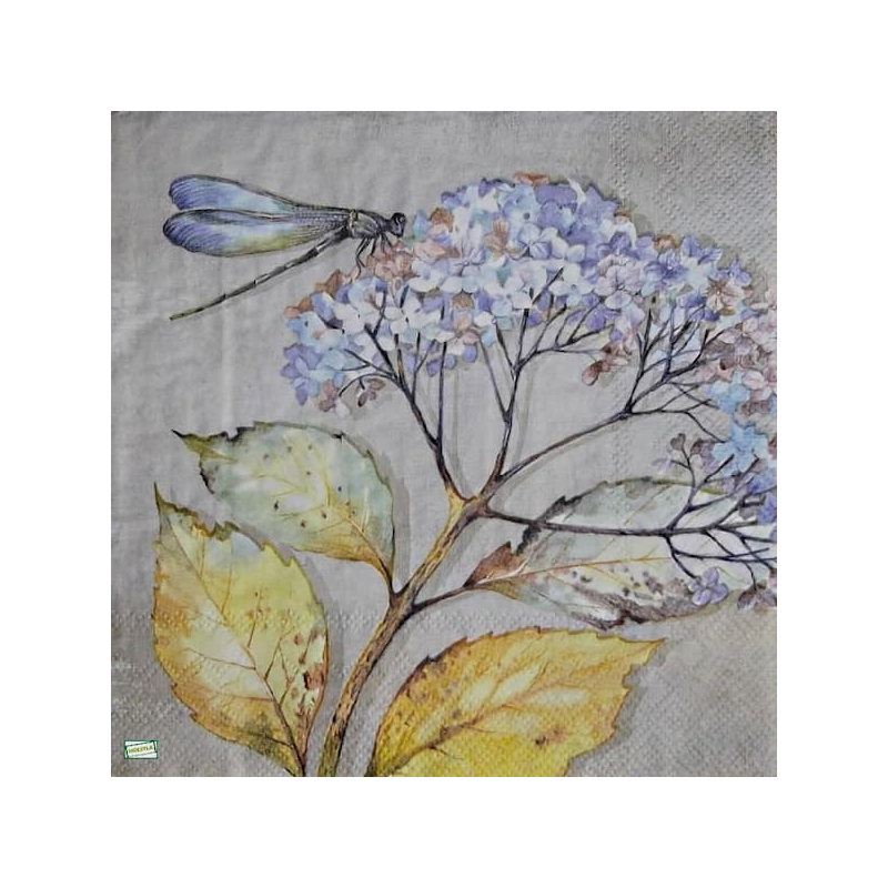 1 serviette Libellules -31