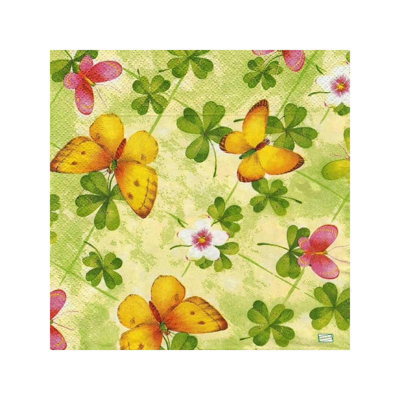 1serviette papier Papillons-37
