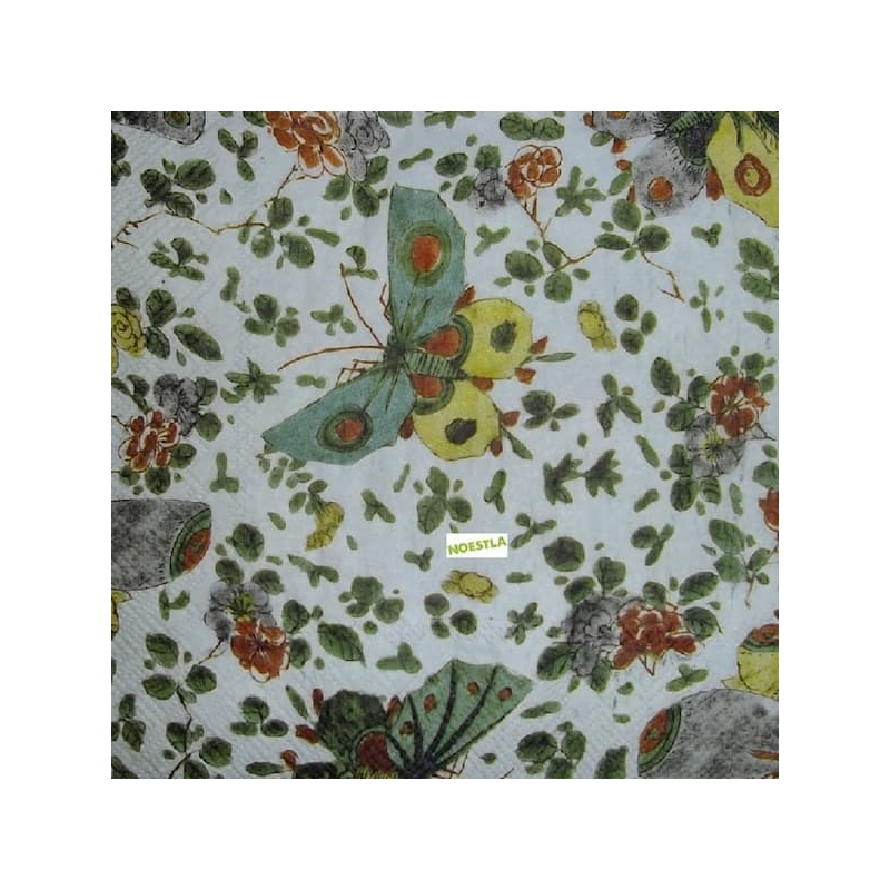 1serviette papier Papillons-39