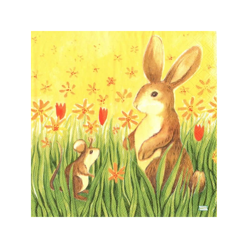 2serviettes papier Le Lapin-28