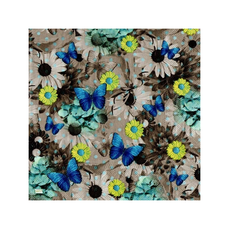 1serviette papier Papillons-53