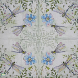 1 serviette Libellules -66