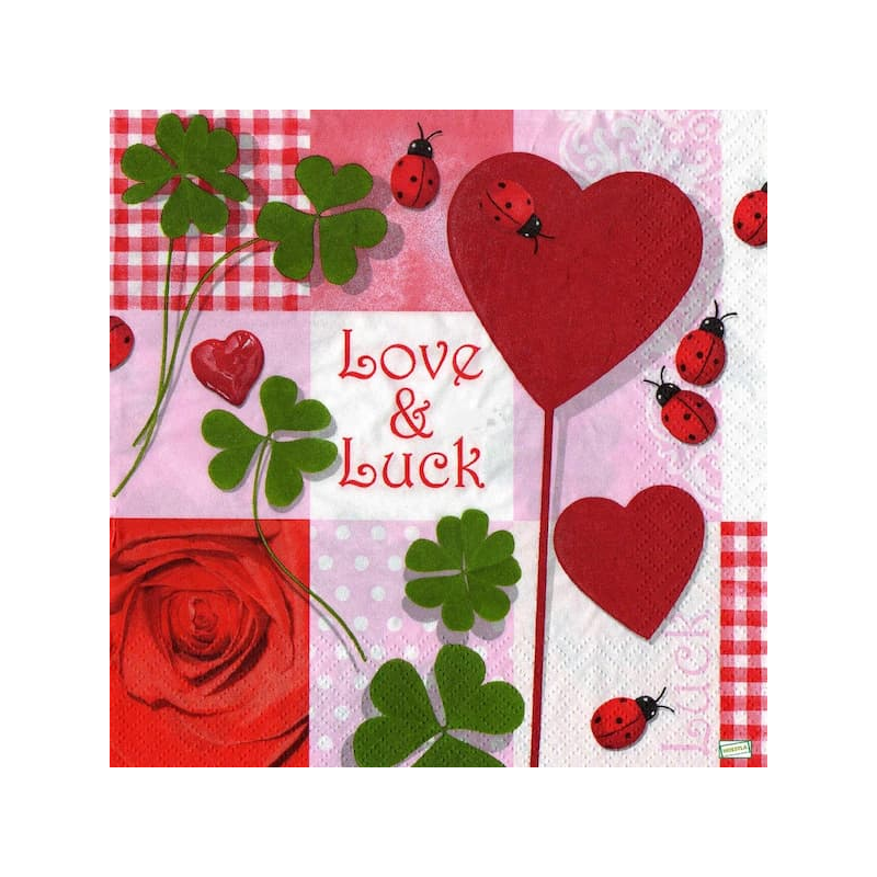 1 serviette Coccinelles -72