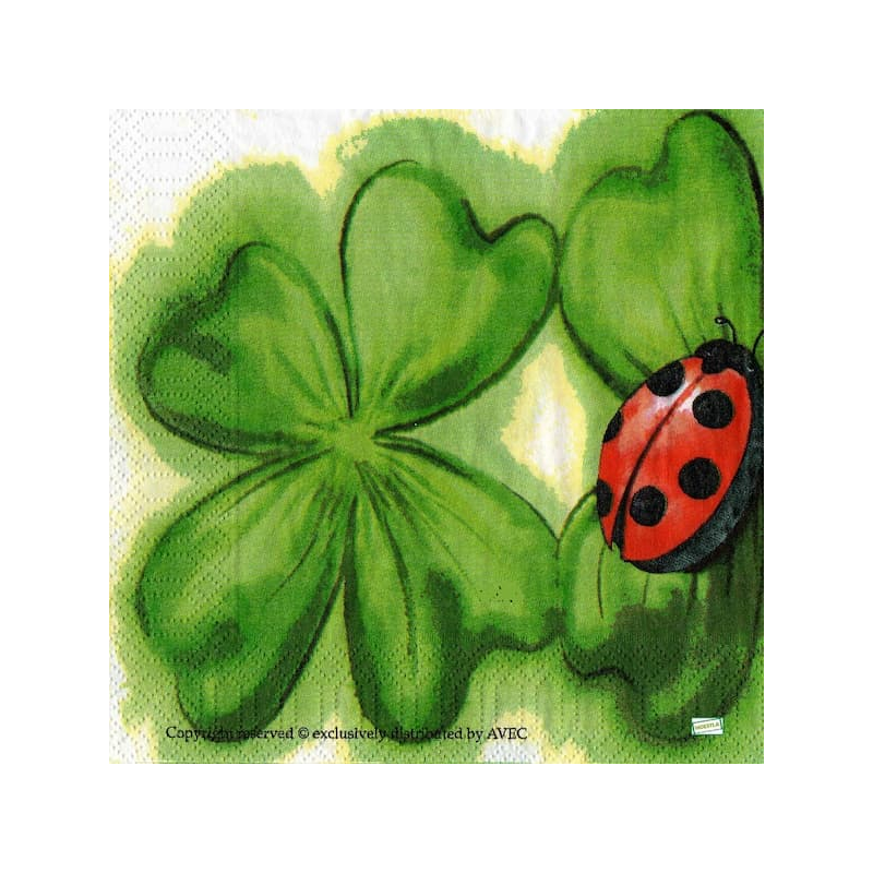 1 serviette Coccinelle -80
