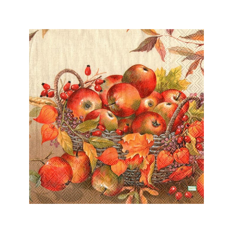 1 serviette Les Pommes -18