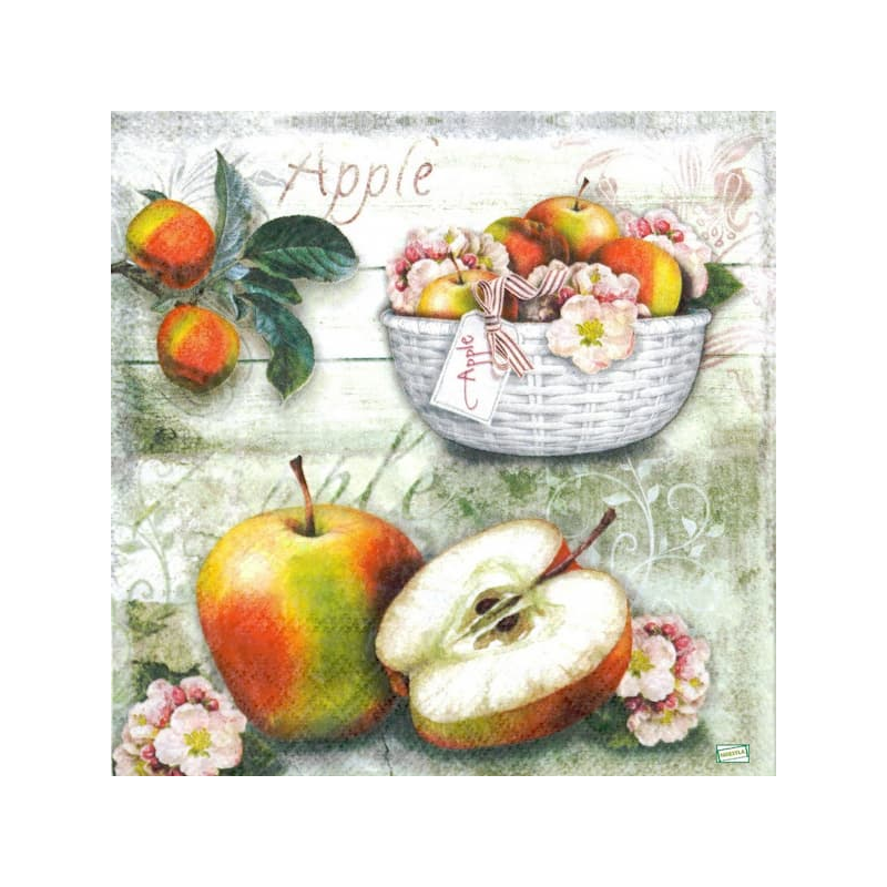 1 serviette Les Pommes-19