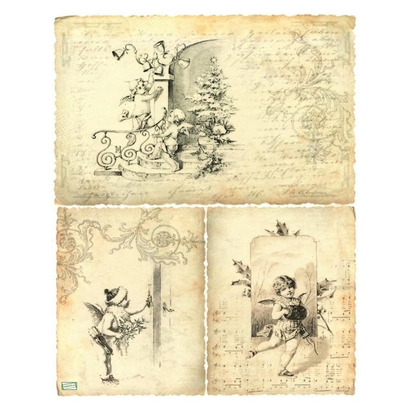 1 papier de riz Anges -R190