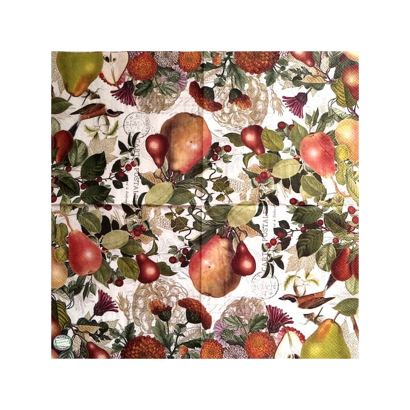 1 serviette Les Poires-20