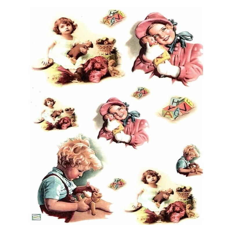 1 papier de riz Enfants -R342