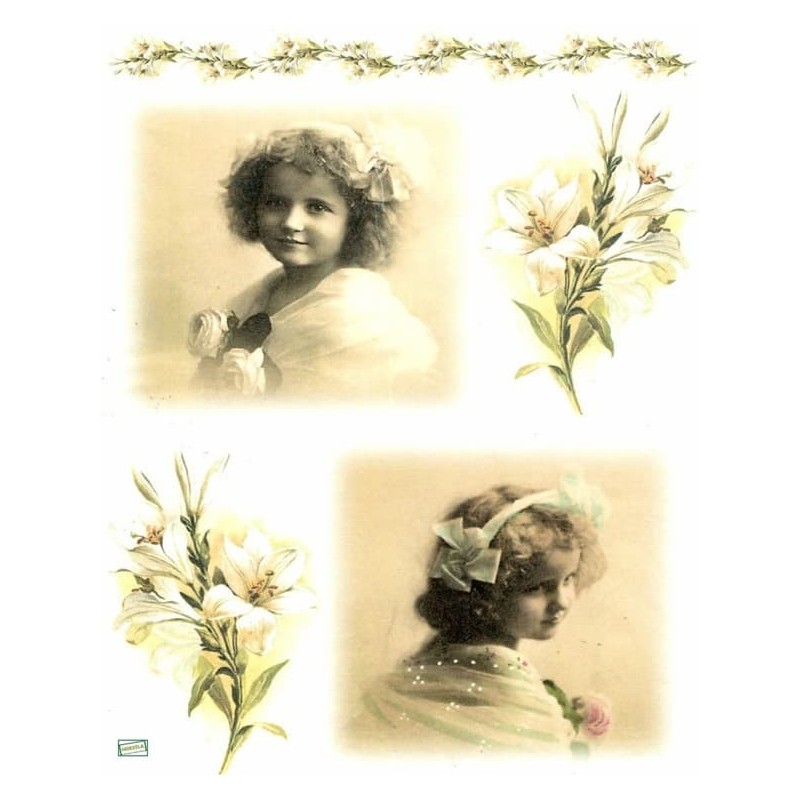 1 papier de riz Enfants -R440