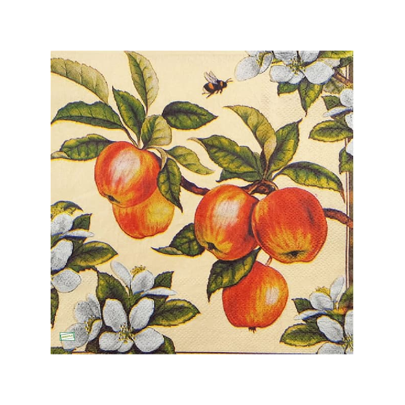 1 serviette Les Pommes-21