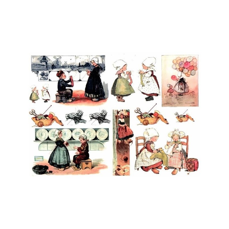 1 papier de riz Enfants -R466