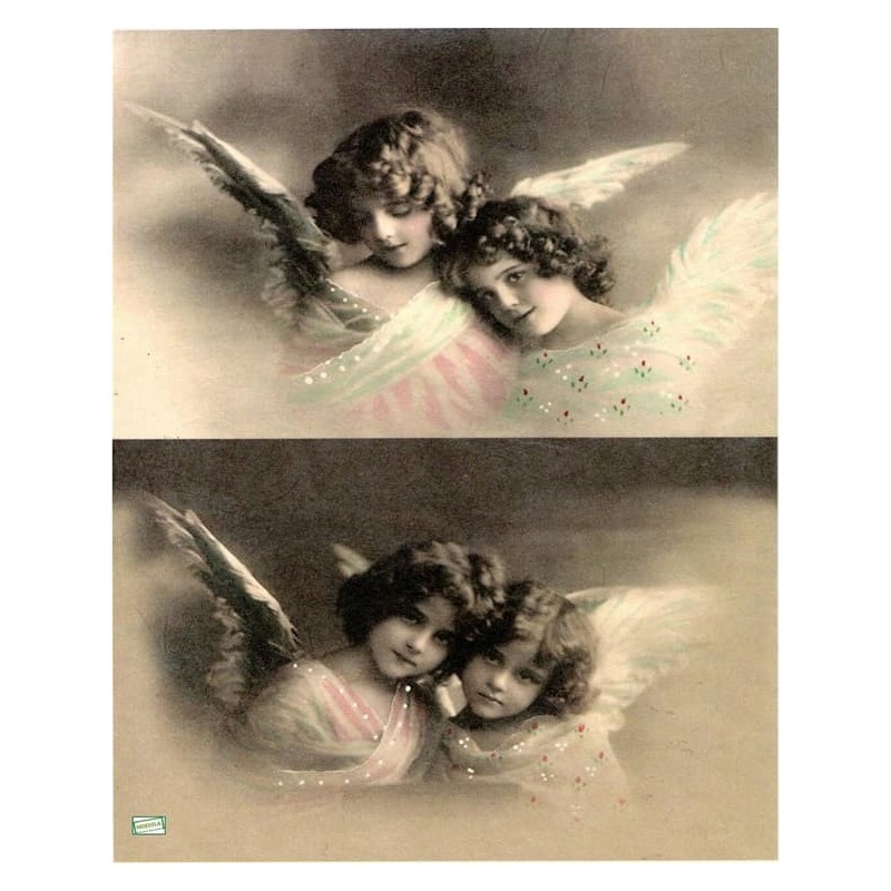 1 papier de riz Anges -R699