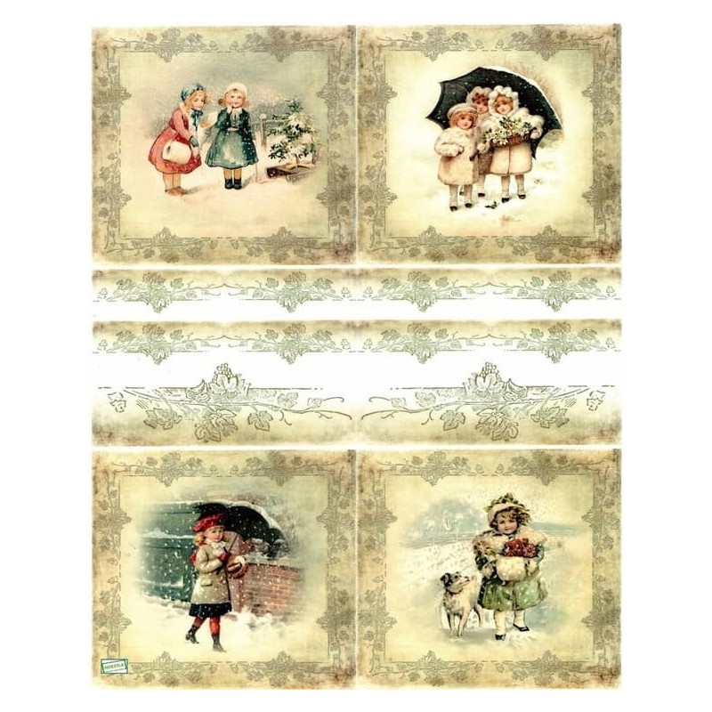 1 papier de riz Enfants -R1307