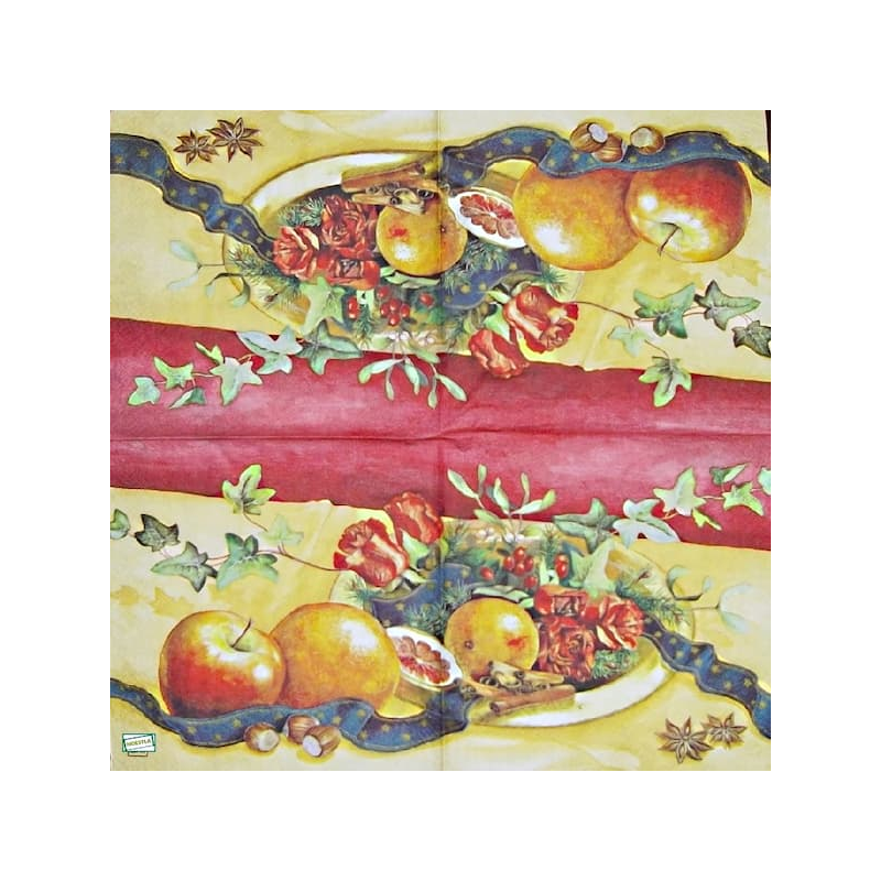 1 serviette Les Pommes-24