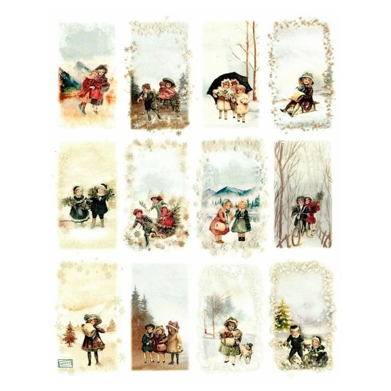 1 papier de riz Enfants -R1496