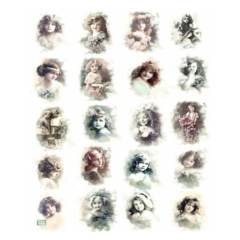 1 papier de riz Enfants -R1746