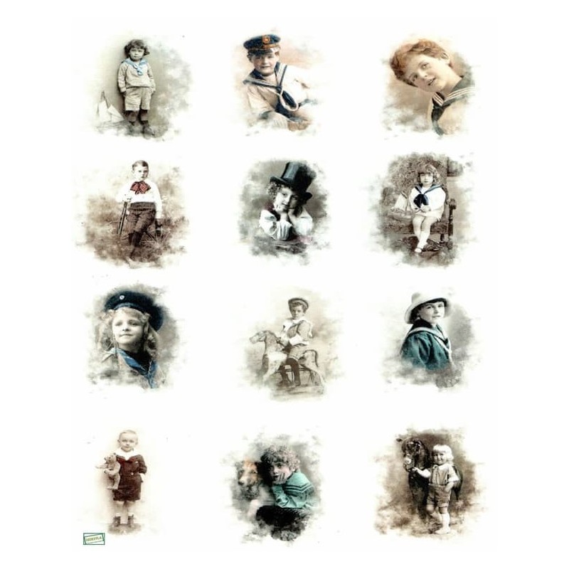 1 papier de riz Enfants -R1769