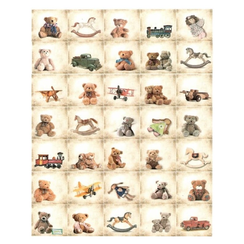 1 papier de riz Oursons -R1805