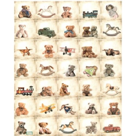 1 papier de riz Oursons -R1805